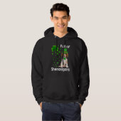 Beagle Dog vol met Shenanigans Leprechaun St Patri Hoodie (Voorkant volledig)