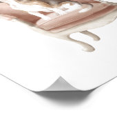 Beagle Dog Wearing Royal Crown Poster (Hoek)