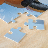 Beagle Dog Winter Wonderland Kerstvreugde Legpuzzel (Zijkant)