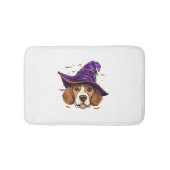 Beagle Dog Witch Funny Halloween Hondenliefhebber Badmat (Voorkant)