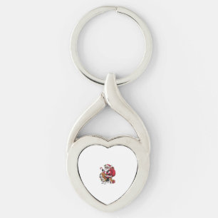 Beagle Dog Xmas Verlichting Santa Riding Beagle Ch Sleutelhanger