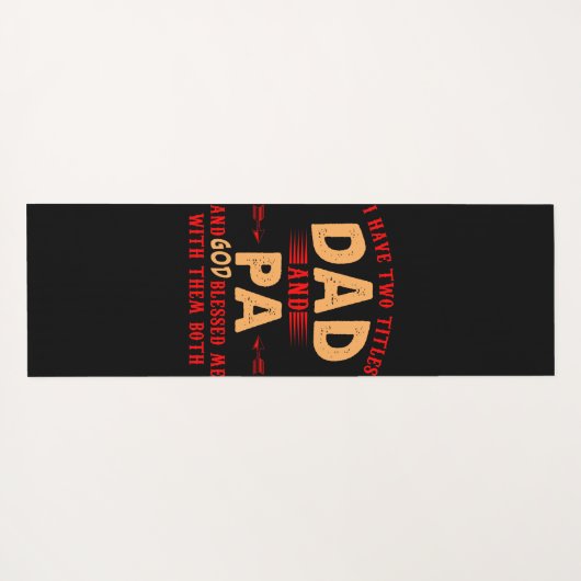 Beagle Dog Yogamat (Achterkant (horizontaal))