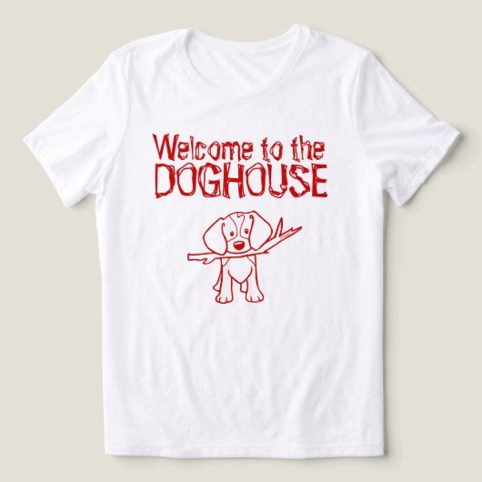 Beagle Doghouse T-Shirt (Design voorkant)