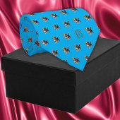 Beagle Dogs Patroon Monogrammed Dierenarts Stropdas