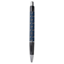 Beagle Dogs Pattern Monogrammed Pen