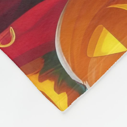 Beagle Dogs Pumpkin Halloween Grappig Fleece Deken (Hoek)