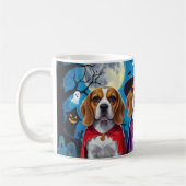 Beagle Dogs Pumpkin Halloween Grappig Koffiemok (Links)
