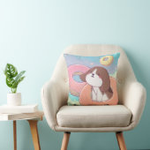 Beagle & Donuts Kussen (Stoel)