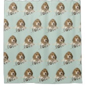 Beagle Douchegordijn (Voorkant)