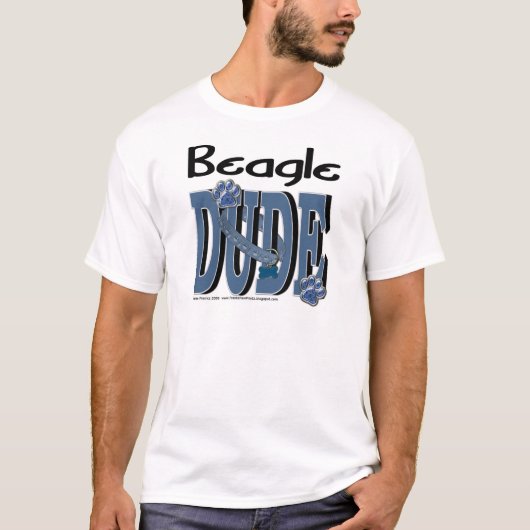 Beagle DUDE T-shirt (Voorkant)