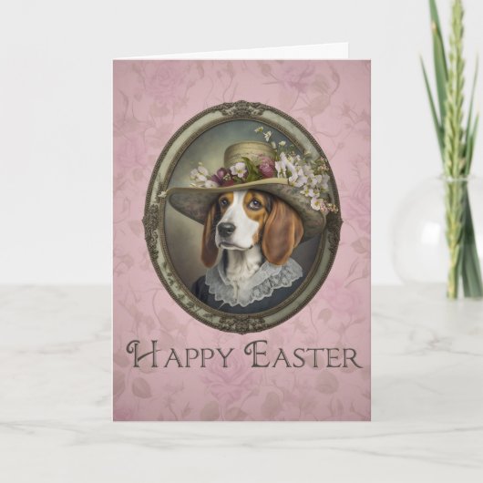 Beagle Easter Kaart (Voorkant)