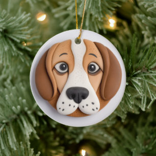 Beagle Een heerlijke cookie geïnspireerd Keramisch Ornament