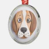 Beagle Een heerlijke cookie geïnspireerd Metalen Ornament (Links)