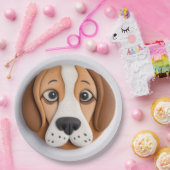 Beagle Een heerlijke cookie geïnspireerd Papieren Bordje (Feest)