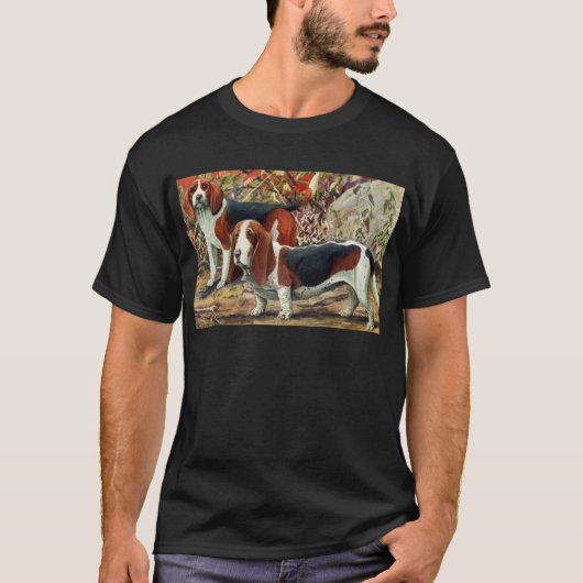 Beagle en Basset Hound T-shirt (Voorkant)