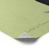 Beagle en Roos Kinder Zaal Gepersonaliseerd Poster (Hoek)