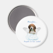 Beagle Engel - Magneet (Voorkant / Achterkant)