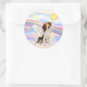 Beagle Engel Ronde Sticker (Tas)