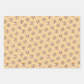 Beagle Engels Schilderij Tri Tricolor Schattigee D Inpakpapier Vel (Voorkant)