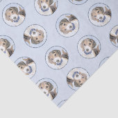 Beagle Engels Schilderij Tri Tricolor Schattigee D Tissuepapier (Detail)