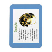 Beagle Erfgoed van Liefde Magneet (Verticaal)