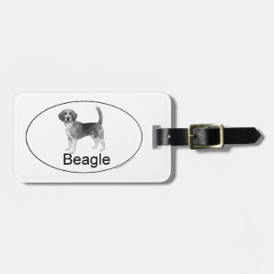 Beagle Euro-type Bagagelabel