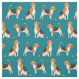 Beagle Fabric-KIES UW KLEUR! Stof