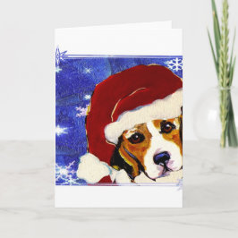 Beagle Feestdagen Kaart