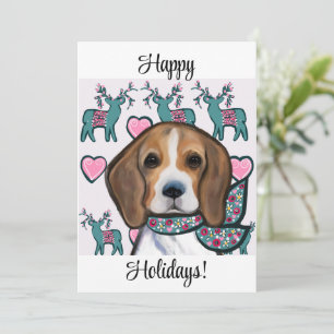 Beagle Feestdagenkaart