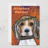 Beagle      feestdagenkaart (Voorkant)