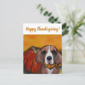 BEAGLE FEESTDAGENKAART (Staand voorkant)