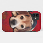 Beagle Fine Art Dog Art Painting Case-Mate iPhone Case (Achterkant (horizontaal))