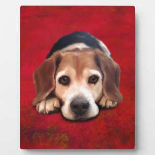 Beagle Fine Art Dog Art Painting Fotoplaat
