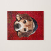 Beagle Fine Art Dog Art Painting Legpuzzel (Horizontaal)