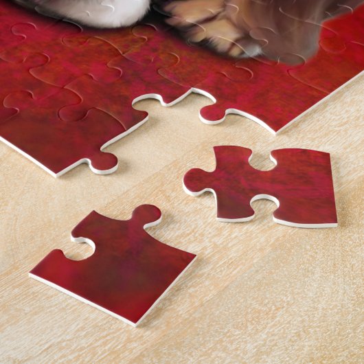 Beagle Fine Art Dog Art Painting Legpuzzel (Zijkant)