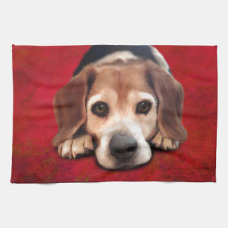 Beagle Fine Art Dog Art Painting Theedoek
