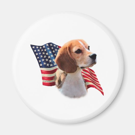 Beagle Flag Magneet (Voorkant)