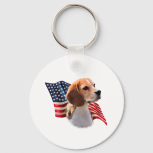 Beagle Flag Sleutelhanger