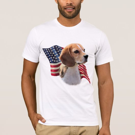 Beagle Flag T-shirt (Voorkant)