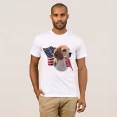 Beagle Flag T-shirt (Voorkant volledig)