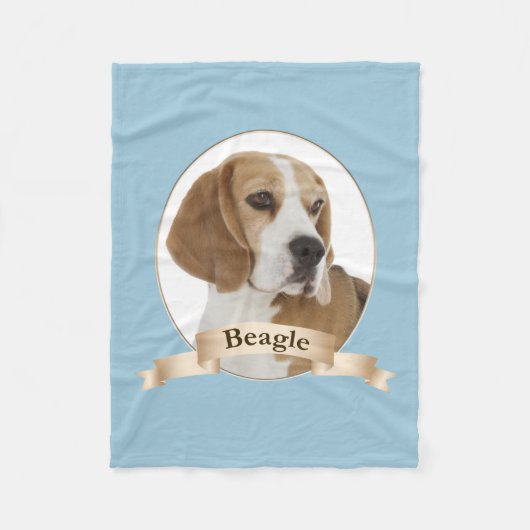 Beagle Fleece Blanket (Voorkant)