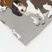 Beagle Fleece Blanket (Hoek)