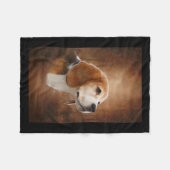 Beagle Fleece Deken (Voorkant (Horizontaal))