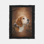 Beagle Fleece Deken (Voorkant)