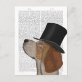 Beagle, Formele hond en Pet Briefkaart (Voorkant)