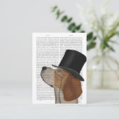 Beagle, Formele hond en Pet Briefkaart (Staand voorkant)