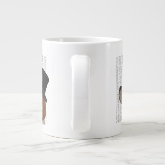 Beagle, Formele hond en Pet Grote Koffiekop (Achterkant)