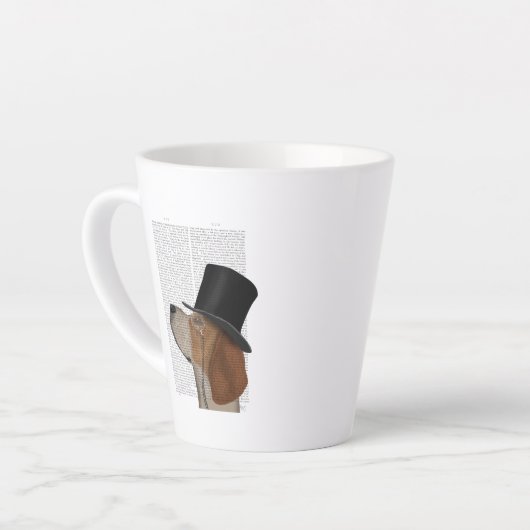 Beagle, Formele hond en Pet Latte Mok (Linkerhoek)