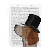 Beagle, Formele hond en Pet Magneet (Verticaal)