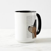 Beagle, Formele hond en Pet Mok (Voorkant rechts)